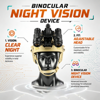 Desain Hemat Daya PVS31 Sensor Gravitasi Tahan Api Modulus Tinggi Perangkat Penglihatan Malam Binokuler Serbaguna Tahan Air IP68