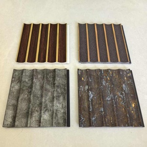 Panneau mural moderne 3D Golden Korean PS Wall Grille Décoration intérieure pour salle <span class=keywords><strong>de</strong></span> bain Escalier Entrepôt-Polystyrène Charcoal 3D - Product Image 4