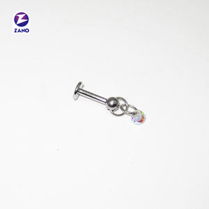 Bijoux de piercing hélix à filetage interne en acier inoxydable plaqué or 316L de la marque <span class=keywords><strong>Zano</strong></span>, cadeau pour enfants pour mariage ou fête de fiançailles - Product Image 3