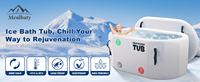 Baignoire de glace gonflable Cold Plunge Barrel Home Ice Bath Tub pour athlète adulte Fitness Recovery