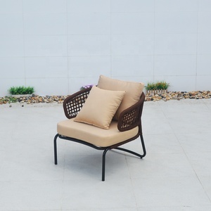 أريكة حديثة من الألومنيوم للحديقة الخارجية ، حبل <span class=keywords><strong>Guangdong</strong></span> - Product Image 4