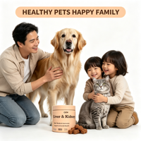 Complément Hépatique à Croquer pour Chiens et Chats – Améliore la Détoxification Hépatique et Favorise la Fonction Rénale – Marque Privée OEM