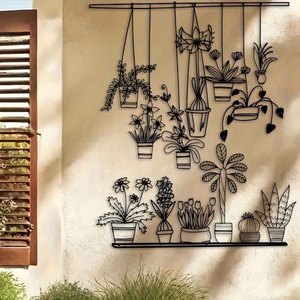 Decorazioni murali in metallo tagliate al laser personalizzate, sculture, design per giardini, opere d'arte in metallo e murales in ferro battuto - Product Image 2