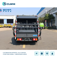 Nouveau camion à ordures compacteur arrière Howo 4x2 6M³ 150HP Euro 6, mini camions à ordures, camion compacteur de déchets Howo