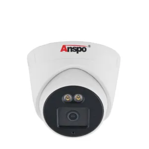 보안 CCTV 카메라 시스템 풀 컬러 하루 종일 따뜻한 빛 플라스틱 포탑 아날로그 돔 8MP 4K AHD HD 컬러 돔 카메라