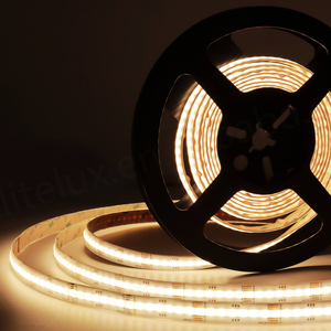 Tira de Luz LED RGB CCT Ajustable en Blanco, 24V, 840 LED/M, con Difracción de Temperatura y Flexibilidad - Product Image 1