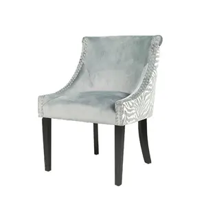 Online store ali baba Wholesale dining room furniture dining chair modern velvet fabric chair