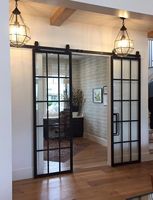 Porte extérieure en acier à rupture de pont thermique 70 SLIM, design moderne et minimaliste, isolation acoustique, surface finie pour villa haut de gamme, hôtel, chambre à coucher