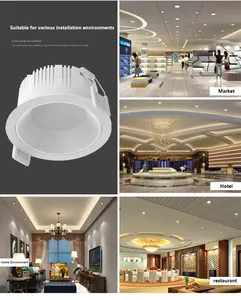 High Quality 25W 35W 40W Adjustable Led Downlight White Color Etl Led Recessed Adjustable Light 4 Inch Downlight Dimmable LED