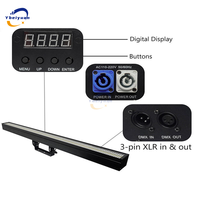 Lot de 2 bandes LED RGBW à pixels (150W) avec contrôle DMX pour effets stroboscopiques, de poursuite, de lavage mural et d'éclairage de scène pour discothèques et fêtes