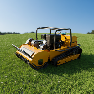 Tondeuse débroussailleuse professionnelle multifonctionnelle télécommandée à moteur diesel/essence 4 temps sur chenilles - Product Image 3