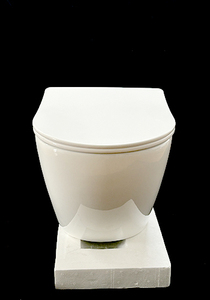Sanitaires de salle de bains à Foshan Toilette murale en céramique Réservoir dissimulé Toilette suspendue moderne - Product Image 4