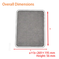 Subwoofer actif fin de 7 pouces à installer sous le siège, 200W, bobine simple en aluminium, haut-parleur de basses mono pour voiture, apparence personnalisée, vente en gros