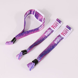 Tùy Chỉnh In Dùng Một Lần Đầy Màu Sắc Khuyến Mại Nhập Buổi Hòa Nhạc Vé Nhận Dạng <span class=keywords><strong>Polyester</strong></span> Dây Buộc Dây Đeo Cổ Tay - Product Image 6