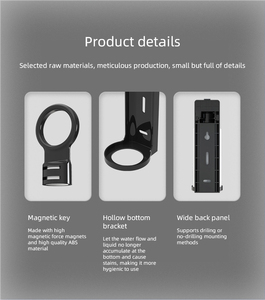 AOLQ-<span class=keywords><strong>Distributeur</strong></span> de shampooing et après-shampooing rechargeable avec étiquette, bouteilles de douche - Product Image 4