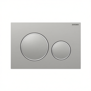 Plaque de commande anti-vandalisme Sigma 20 en acier inoxydable brossé avec bords polis pour boutons de chasse d'eau - Product Image 3