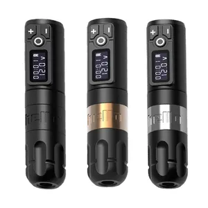 Máquina de tatuaje rotativa exo, pluma de tatuaje personalizada, marca privada, <span class=keywords><strong>Ambition</strong></span>, inalámbrica, batería de litio, OEM ODM - Product Image 1