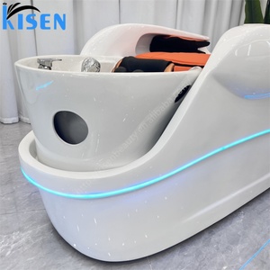 KISEN Nouveau Lit de Massage Électrique Multifonctionnel Haut de Gamme pour Salon de Coiffure et Institut de Beauté, Table de Massage et Lit de Spa Capillaire - Product Image 3