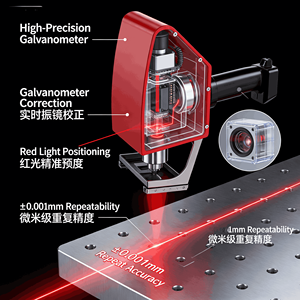 新型手持式风冷电动打标机 DXF 易于操作 3400mA 充电器 不锈钢工业金属外壳 - Product Image 3