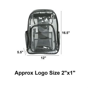 Large Transparent PVC <b>Backpack</b> for Adults and Teens Waterproof Clear School/Sports/Work/Travel <b>Backpack</b> for <b>College</b> Girls - Product Image 3