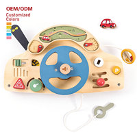 Volant de voiture en bois pour enfants, jouet éducatif Montessori pour garçons et filles de 5 à 7 ans