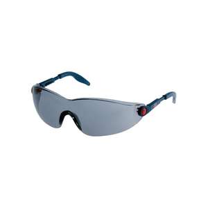 3M Gafas DE SEGURIDAD 2741 EN 166 brazos azules, lentes grises policarbonato - Product Image 1