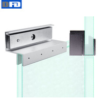 Support de serrure magnétique DFD 280KG 350LBS LZ-U pour porte coulissante en verre sans cadre, contrôle d'accès sans clé, OEM ODM Vente en gros