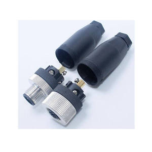 ชุดประกอบสายไฟฟ้ากันน้ำ Fieldwire M12 แบบตรง  ขั้วต่อพลาสติก 3 4 5 8 พิน M12 - Product Image 2