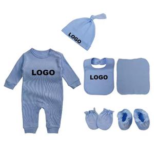 R & B personalizado bebé niños niñas conjuntos de ropa 100% ropa de algodón bebé regalo conjunto monos mamelucos recién nacido conjuntos de ropa de bebé - Product Image 1