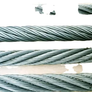 Elettrico usato 5mm Brillante 316 Stainless Steel Wire Rope 1960MPA, 6x19 + I WRC AISI/BS/ASTM