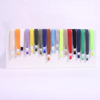 Étiquettes de vêtements personnalisées en gros pour fabricants, 7mm-15mm, multifonctionnelles, écologiques, en coton tressé plat, pour chaussures sur mesure