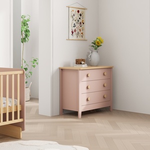 Décoration de la maison moderne intelligente à <span class=keywords><strong>3</strong></span> <span class=keywords><strong>tiroirs</strong></span> <span class=keywords><strong>en</strong></span> bois massif coiffeuse à maquillage <span class=keywords><strong>commode</strong></span> de nuit table de chevet armoire de rangement pour chambre à coucher - Product Image 6