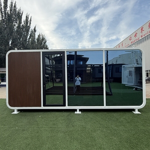 Casa Prefabricada Económica de Acero con Paneles Sándwich, Mini Casa Moderna Tipo Apple de 20 y 40 Pies, Portátil, para Oficina o Apartamento - Product Image 3