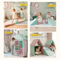 Sofá Modular Personalizado con Espuma Viscoelástica, Tela Personalizada, Diseño Moderno, Fácil Montaje sin Herramientas, Conjunto de Sofá Seccional DIY para Niños