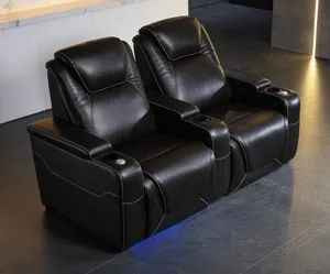 Modern Design Leather Couch Sofas For Living Room Furniture Chair For Relax Home Theater System Chair For Relax