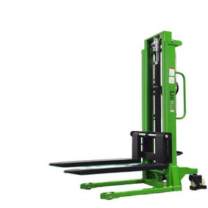 LIEBO 手動式パレットスタッカー 1トン 2トン 3トン ハンド油圧フォークリフト 手動パレットスタッカー 1.6m 手動フォークリフト - Product Image 1