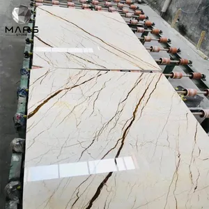 Giá Tốt Nhất Tự Nhiên Bilecik Novita Jin Marble Màu Be Đá Softel Vàng Tĩnh Mạch Đá Cẩm Thạch Cho Sàn Và Gạch Ốp Tường