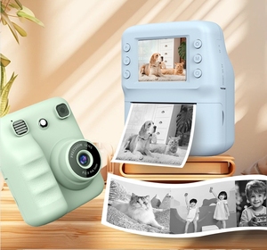In Ấn Ngay Lập Tức Máy Ảnh Cho Trẻ Em Giáng Sinh Quà Tặng Sinh Nhật Tuổi 3-10 Toddler Đồ Chơi Với 3 Con Lăn Giấy Ảnh Ngay Lập Tức Máy Ảnh In - Product Image 1
