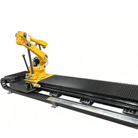 Robot à 7 axes avec guidage linéaire, rail de déplacement, moteur/PLC/engrenage, soudage personnalisé, manutention et chargement/déchargement, machine CNC