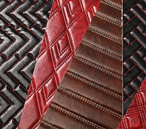 Alfombrilla de Coche Acolchada con Bordado, Grosor de 6 mm, Esponja XPE, <span class=keywords><strong>Microfibra</strong></span>, Cuero, Rollo de Alfombrillas para Coche - Product Image 3