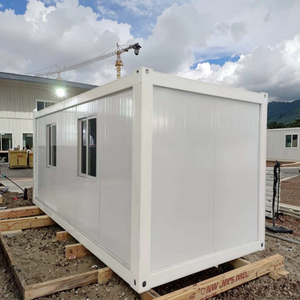 Contenedor de <span class=keywords><strong>oficina</strong></span> modular de paquete plano expandible Ups 20 pies Acero Carcasa prefabricada de bajo costo Panel sándwich Solución de casa prefabricada - Product Image 5