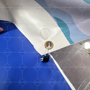 상업용 스노우 글로브 풍선 텐트 8-10ft 높이 방수 UV 인쇄 만화 테마 사진 부스 크리스마스 생일 - Product Image 4