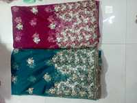 Tissu en filet brodé de qualité supérieure pour mariages et événements en plein air, provenant d'un exportateur indien à prix abordable
