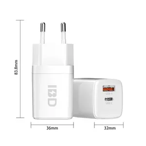 batterie chargeur c taille Suppliers-Umib — chargeur mural 20w PD pour iPhone 12, nouveau modèle, 2021