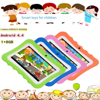 Tablet PC Infantil Económica de 7 Pulgadas con WiFi, MTK Quad Core, Cámara Dual, Protección Ocular, Aplicaciones Educativas Preinstaladas, el Mejor Regalo