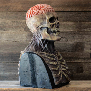 Máscara de grito de terror de Halloween nueva llegada cabeza completa tamaño adulto Cosplay cara disfraz cráneo esqueleto máscara para adultos - Product Image 6
