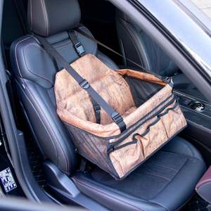 Siège de voiture confortable pour chien, siège rehausseur pour animal de compagnie, siège de voiture multifonctionnel portable et sûr pour chien - Product Image 1