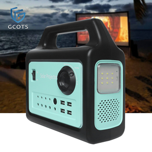 GCOTS 20W <b>Solar</b> Media Home Lighting System With 5 LED Bulbs Portable Projector <b>Solar</b> Light <b>Generator</b> With - Product Image 6
