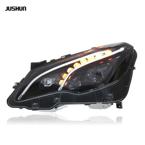 Conjunto de faros delanteros Jushun Mercedes-Benz Clase E W207 con lente proyectora LED mejorada para E200 E260 E300 Coupé deportivo - Product Image 1