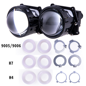 Lentille de projecteur bi-LED de 3 pouces pour voiture, faisceau lumineux de qualité supérieure, sans perte, faisceau de croisement et de route - Product Image 5